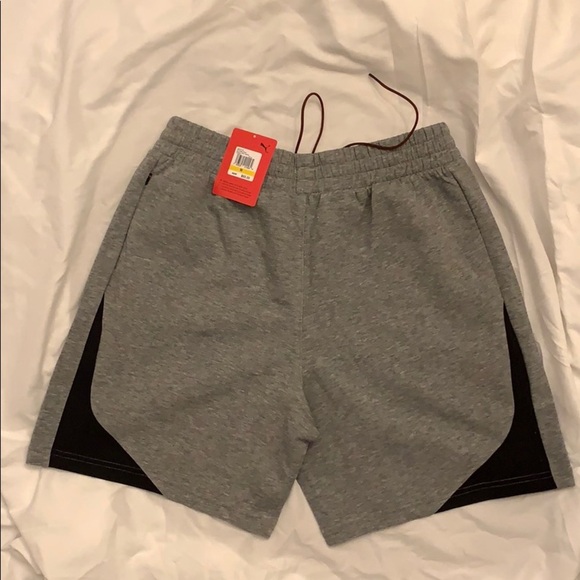 NWT Puma Scuderia Ferrari Heather Gray Sweatshorts - Picture 4 of 4